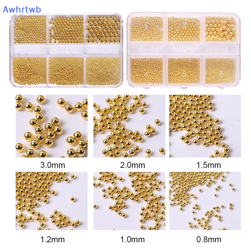 Hạt Thép Mini 3D Đính Móng Nghệ Thuật DIY Mới