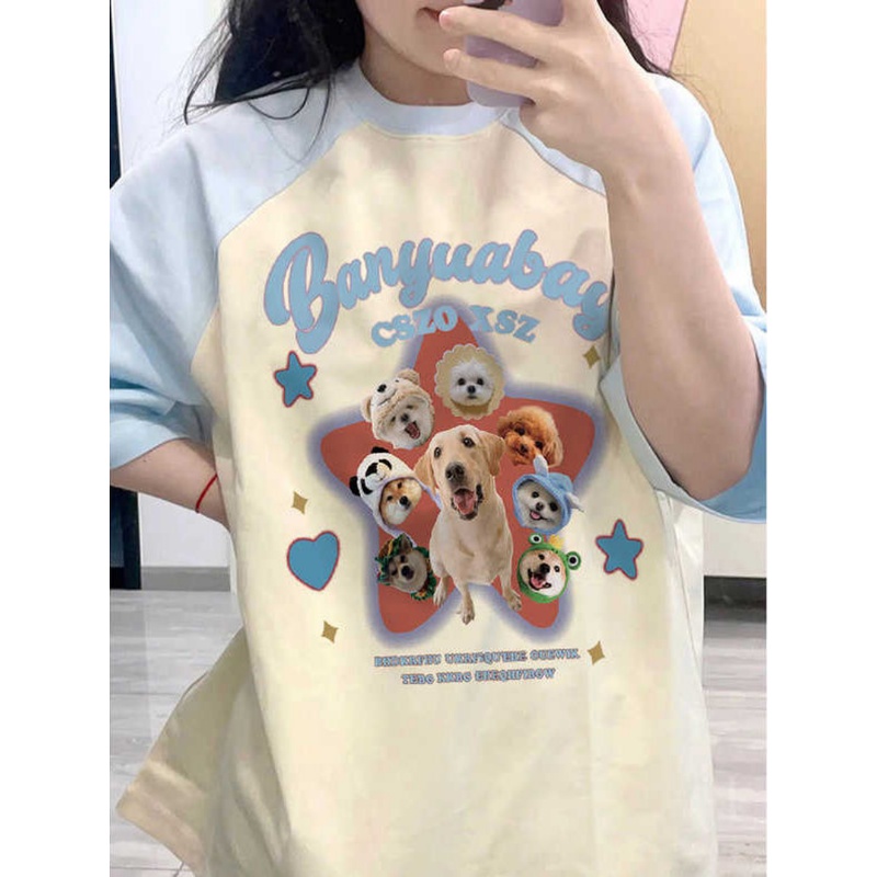 Áo Sơ Mi In Họa Tiết Thời Trang Mùa Hè Hàn Quốc Dành Cho Nữ