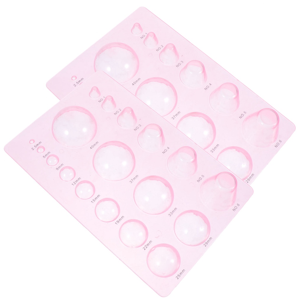 Set 2 Khuôn Nhựa Làm Giấy Quilling Mini