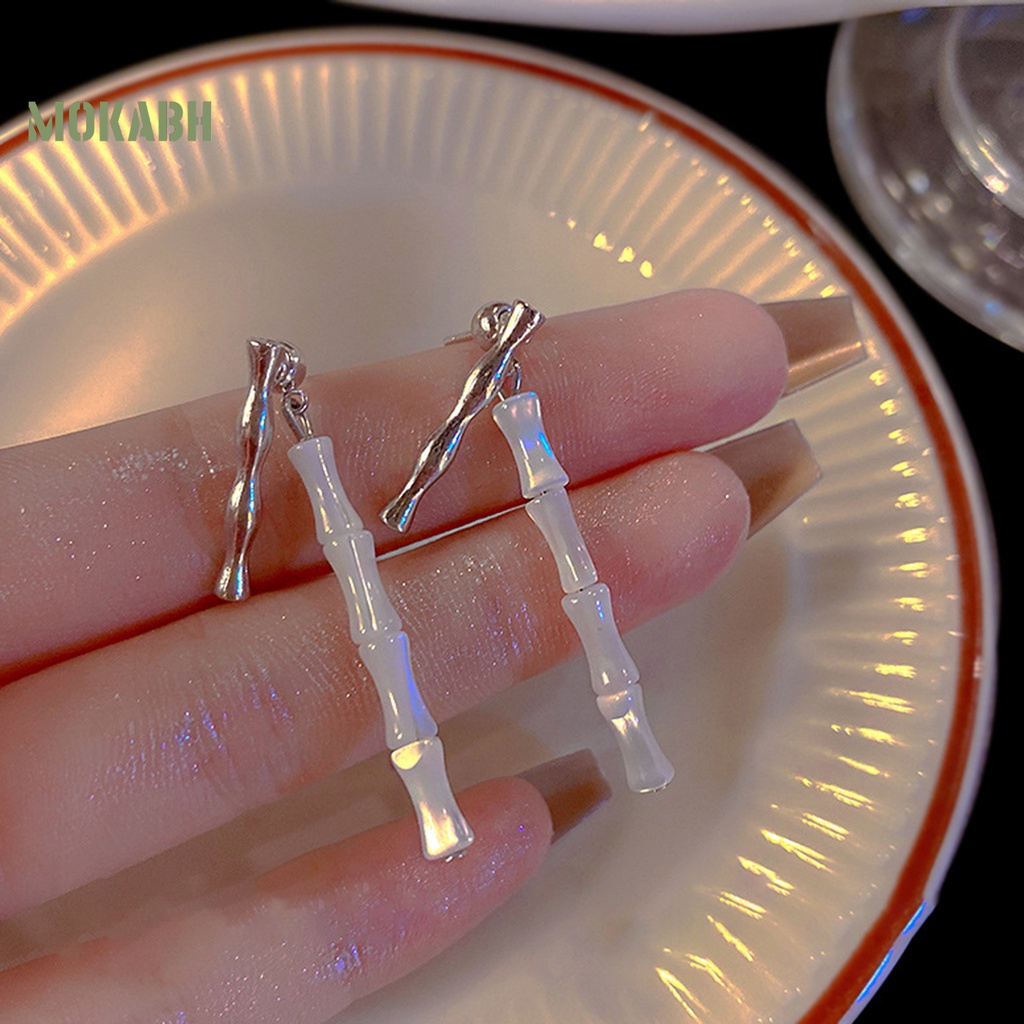 1 Đôi Bông Tai Bằng Tre Phong Cách Trung Hoa Thời Trang