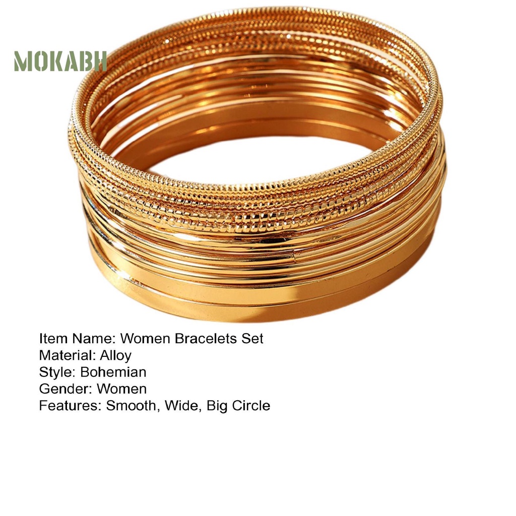 Set 14 Vòng Đeo Tay Phong Cách Bohemian Thời Trang Cho Nữ