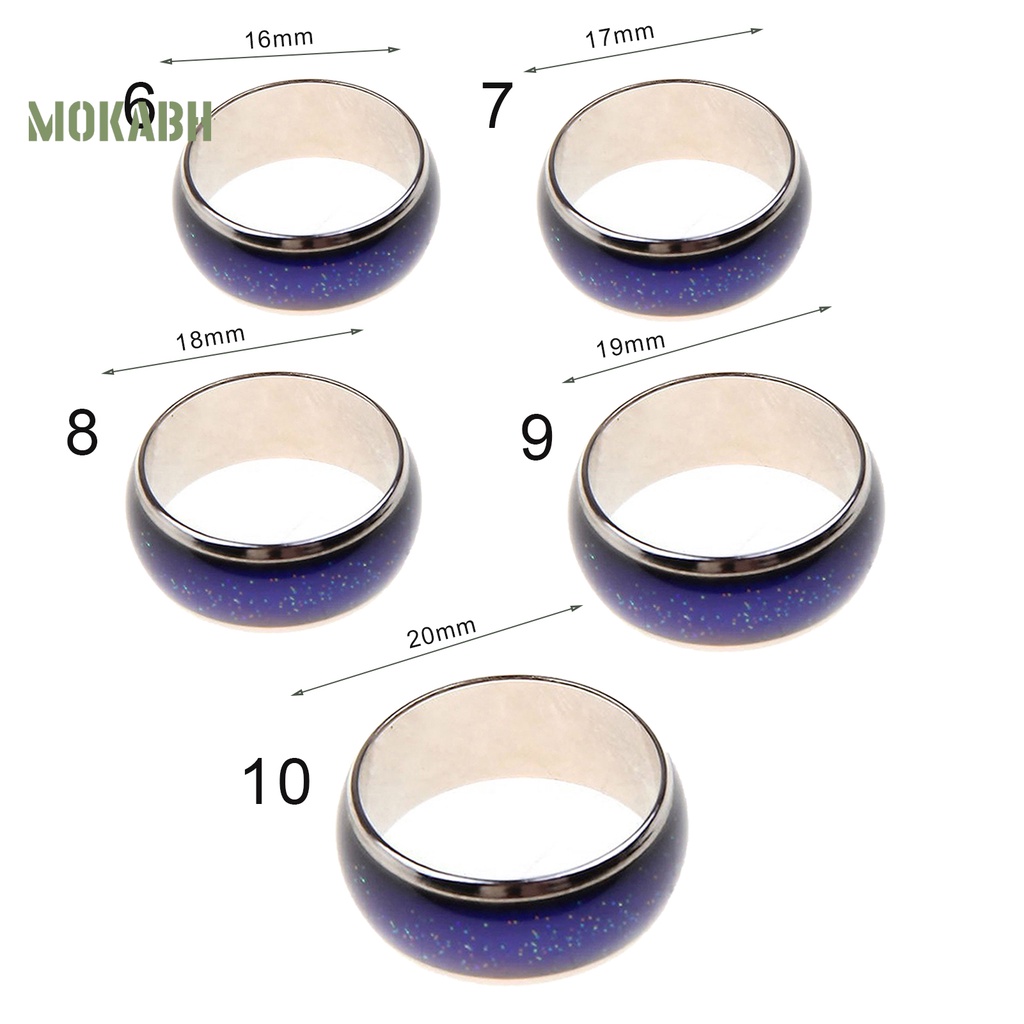 Nhẫn Thay Đổi Màu Sắc Theo Tâm Trạng Sáng Tạo Cho Nam Và Nữ