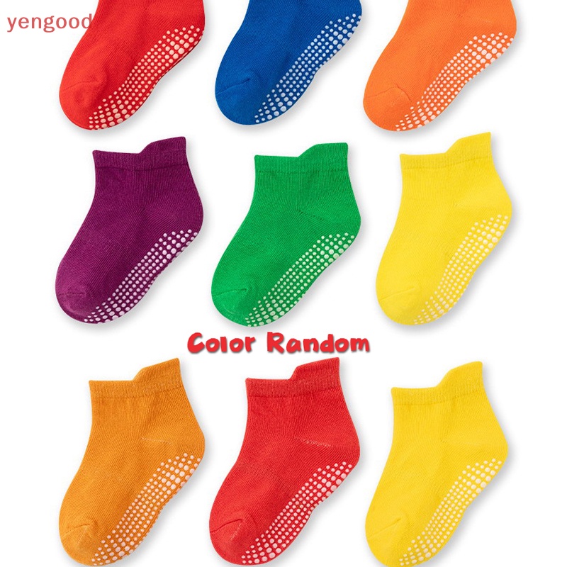 1 Đôi Vớ Thoáng Khí Chống Trượt Họa Tiết Hoạt Hình Dễ Thương Thời Trang Xuân Hè Cho Bé