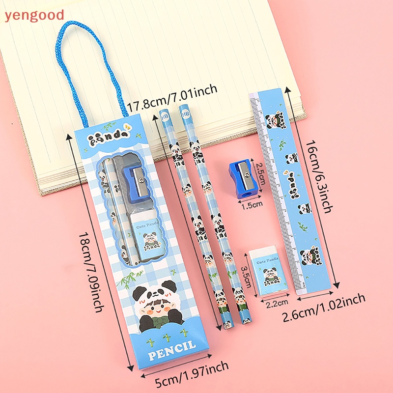 Bộ Dụng Cụ Tẩy Bút Chì Hình Động Vật Hoạt Hình Dễ Thương