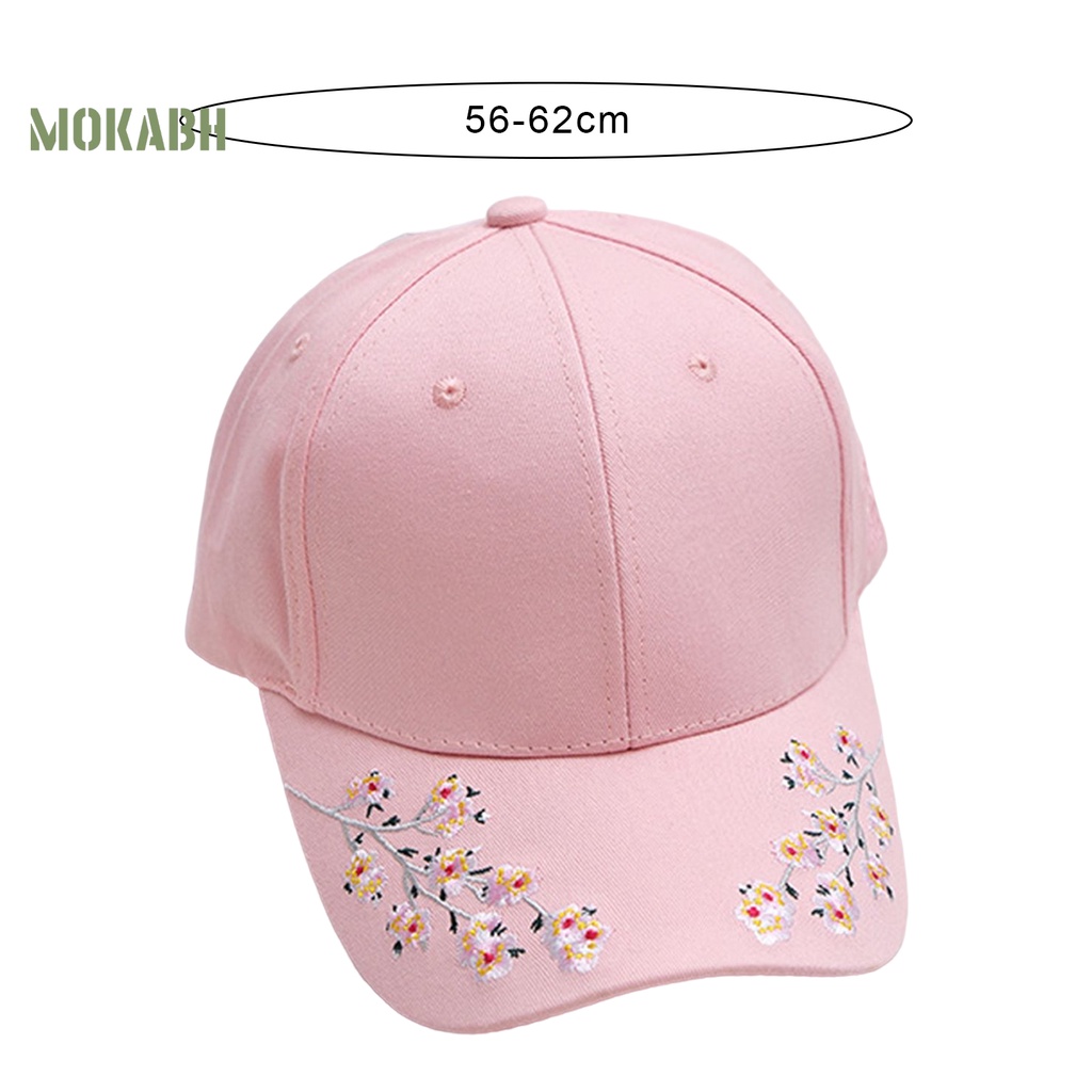 Abh Mũ Lưỡi Trai Họa Tiết Hoa Thêu Có Thể Giặt Lại Được