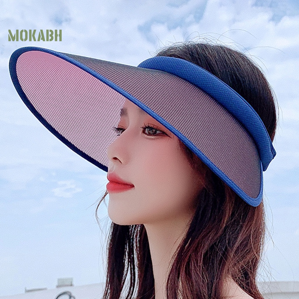 Mũ Lưỡi Trai Nửa Đầu Chống Nắng Mùa Hè Thay Đổi Màu Sắc Cho Nữ
