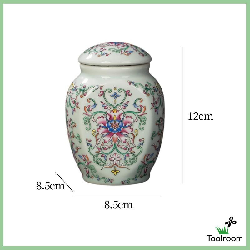 Lọ Gốm Đựng Trà Có Nắp Đậy Sắp Xếp Gọn Gàng