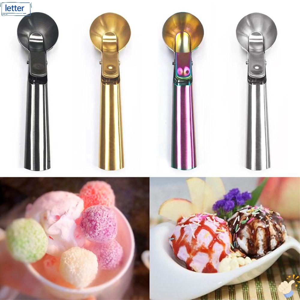 Muỗng Múc Kem Có Cò Bấm Tiện Lợi
