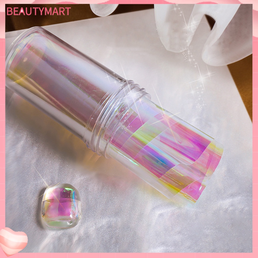 Miếng Dán Trang Trí Móng Tay Bằng Nhựa Lấp Lánh DIY