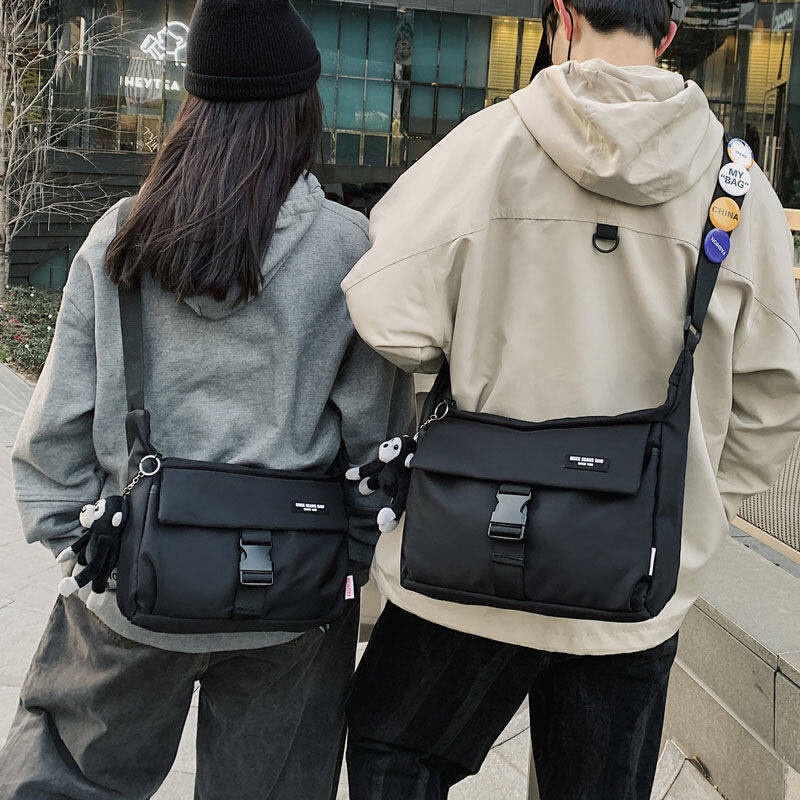 Túi Đeo Chéo Vai Phong Cách Harajuku Nhật Bản Cho Nam Nữ