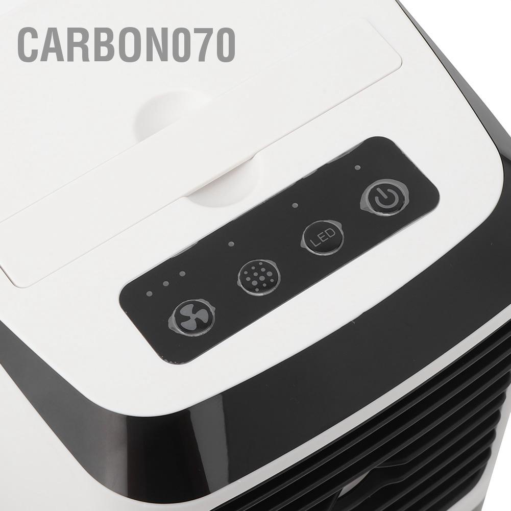 Carbon070 Quạt điều hòa di động USB Máy tạo độ ẩm làm mát không khí có đèn LED cho phòng ngủ văn tại nhà