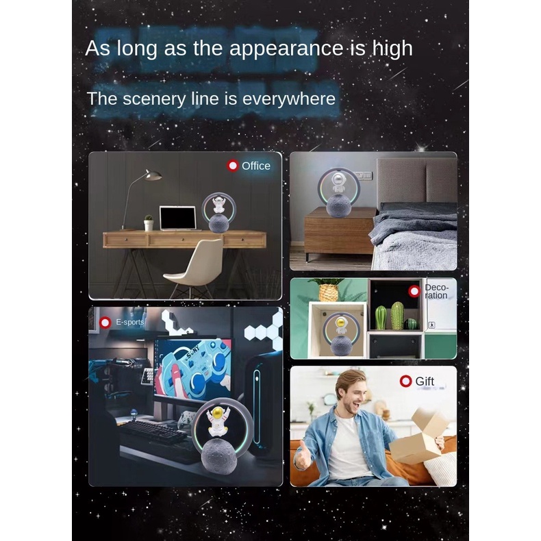 Nuowa Loa Bluetooth Không Dây Hình Phi Hành Gia Có Đèn Led Chất Lượng Cao