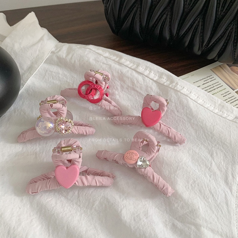 Kẹp Tóc Hình Cá Mập Trái Tim Xinh Xắn Cho Nữ