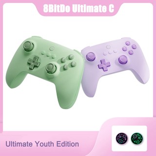 8bitdo - bộ điều khiển chơi game 2.4g không dây ultimate c cho pc, windows 10, 11, steam deck, raspberry pi, android