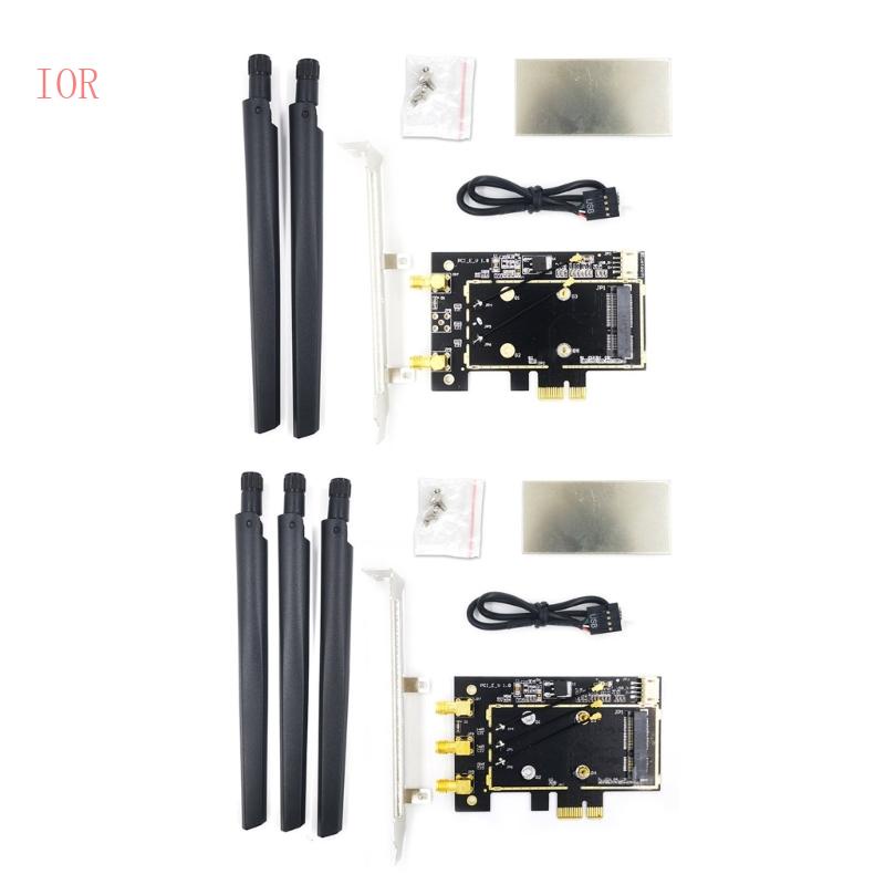 Bộ ChuyểN ĐổI Không Dây IOR MINI Pci-E Sang PCIE Cho BCM94352 7260AC AR5B22