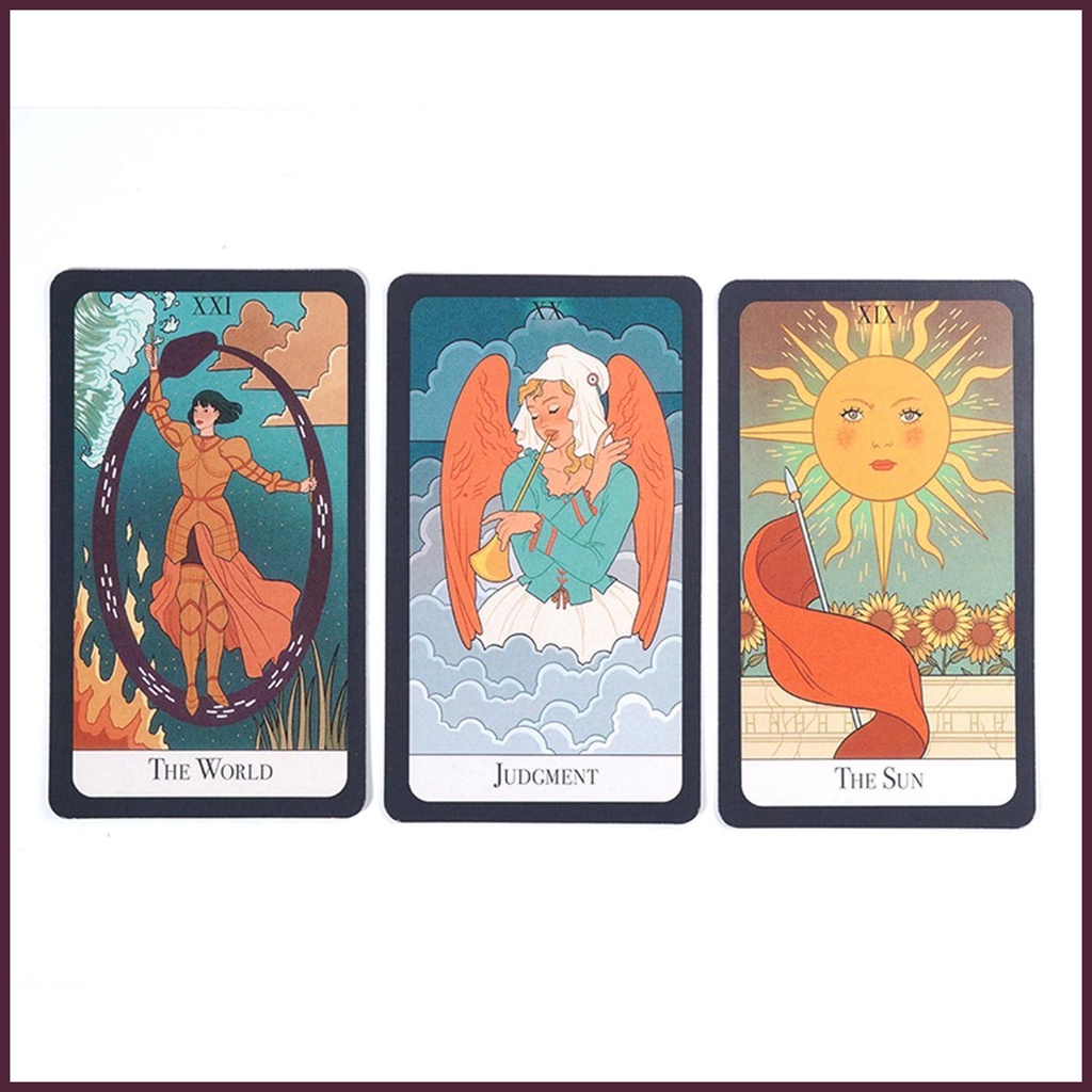 Bộ Thẻ Bài Tarot Oracle Trò Chơi Tiếng Anh Độc Đáo