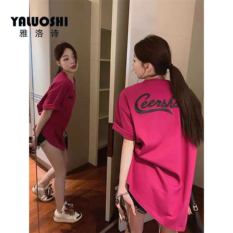 COZOK Áo Thun Tay Ngắn In Chữ Thời Trang