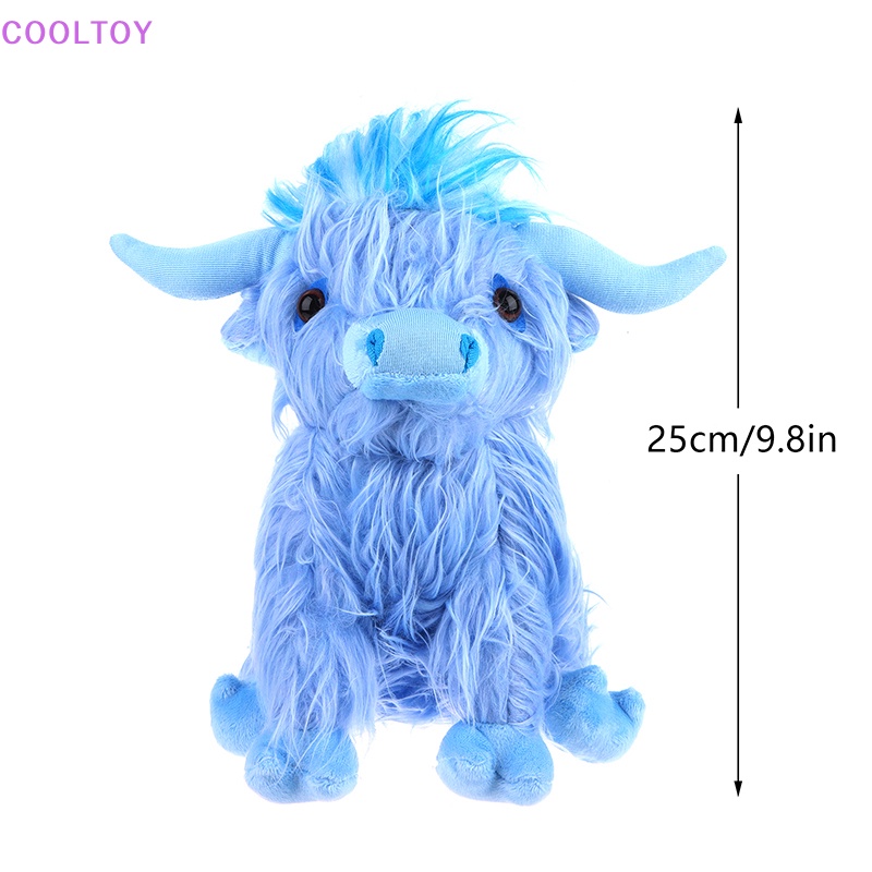 Đồ chơi nhồi bông Hình Bò Cao 25cm Mềm Mại Trang Trí Nhà Cửa