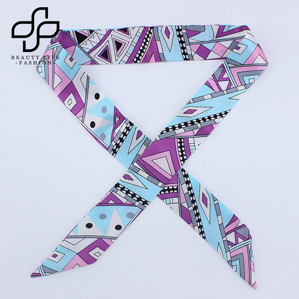 Khăn Quàng Cổ / Túi Xách Bằng Lụa Giả Thắt Nơ Thời Trang Cho Nữ