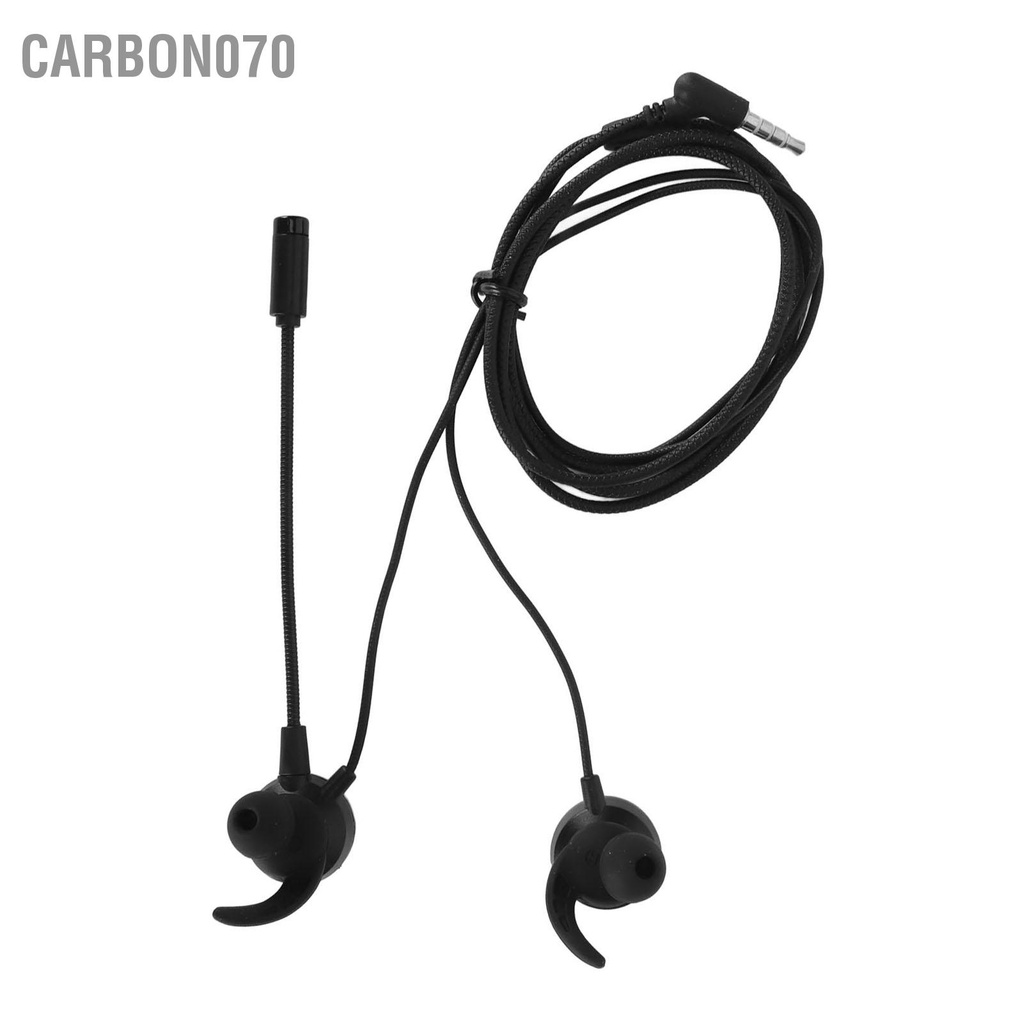 Carbon070 Tai nghe chơi game 3 5 mm có dây loại bỏ tiếng ồn âm thanh nổi Mic thể điều chỉnh cho máy tính xách tay  điện thoại di động PC