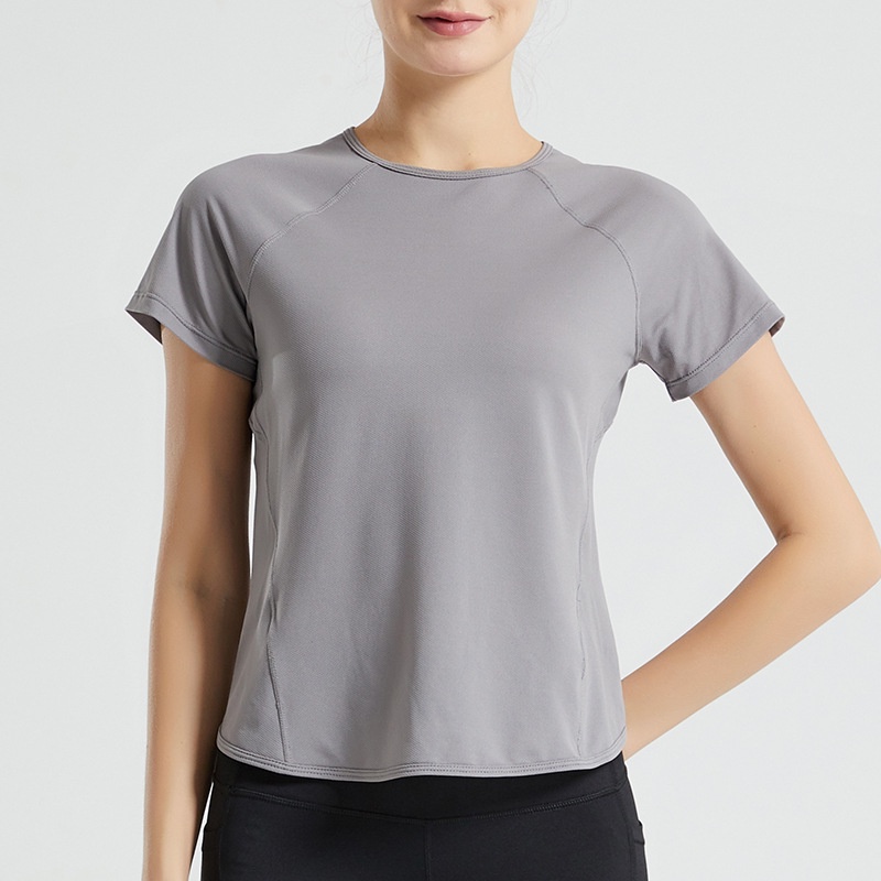 Áo Thun Thể Thao Tay Ngắn Siêu Nhẹ Chất Liệu Khô Thoáng Nhanh Thời Trang Cho Nữ