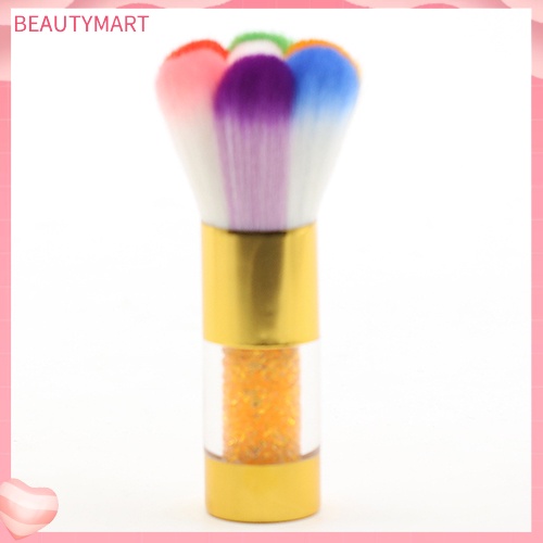 Cọ Phủi Bụi Móng Tay Tay Tay Cầm Đính Đá Với Lông Cọ Mềm Mại Tiện Dụng