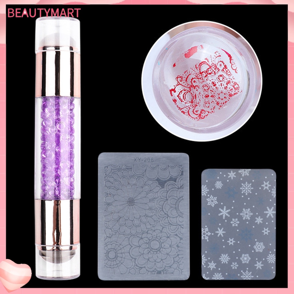 Bộ Dụng Cụ In Hình Móng Tay Hai Đầu Bằng Silicone