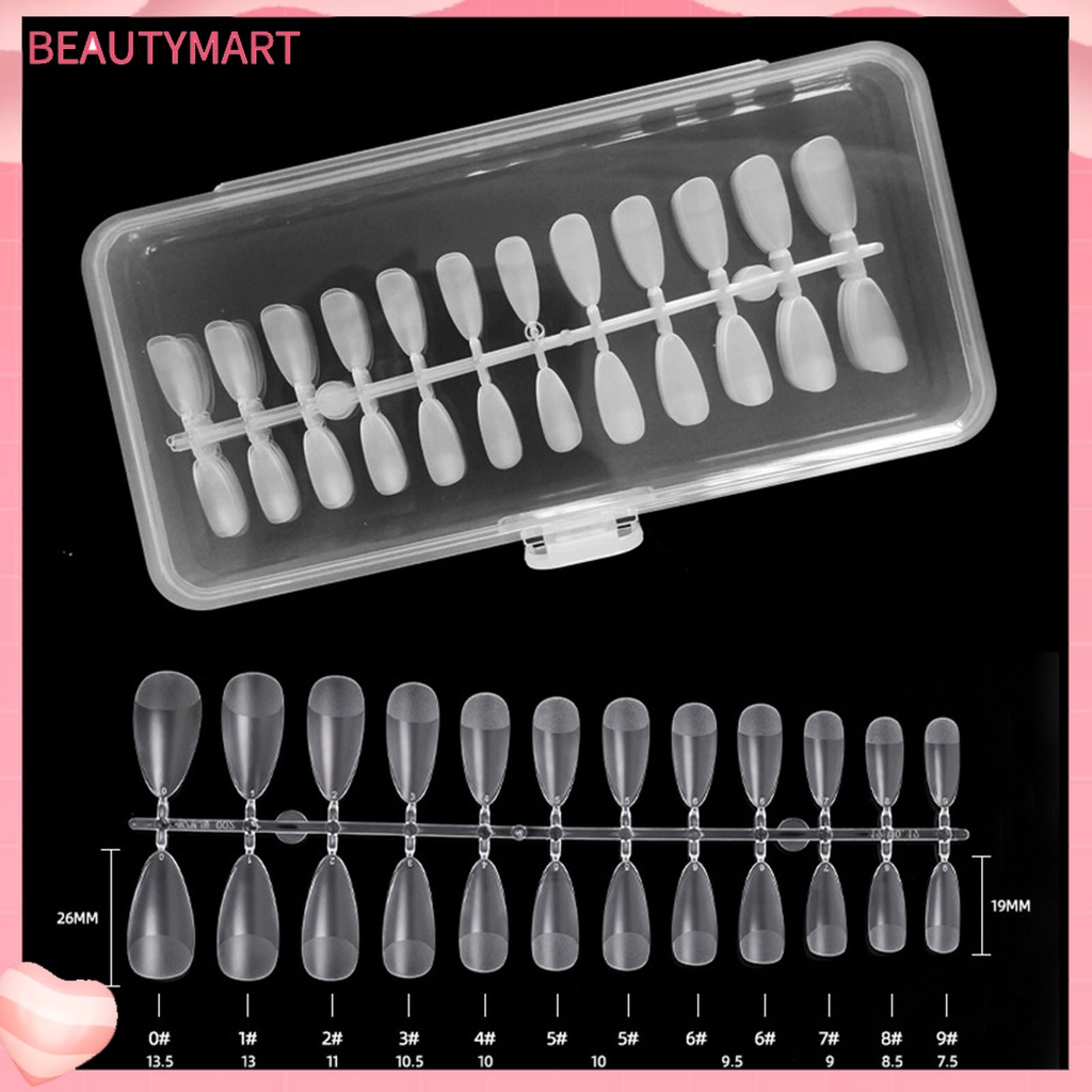 Hộp 240 Phụ Kiện Trang Trí Móng Tay Trong Suốt Siêu Mỏng Tiện Dụng