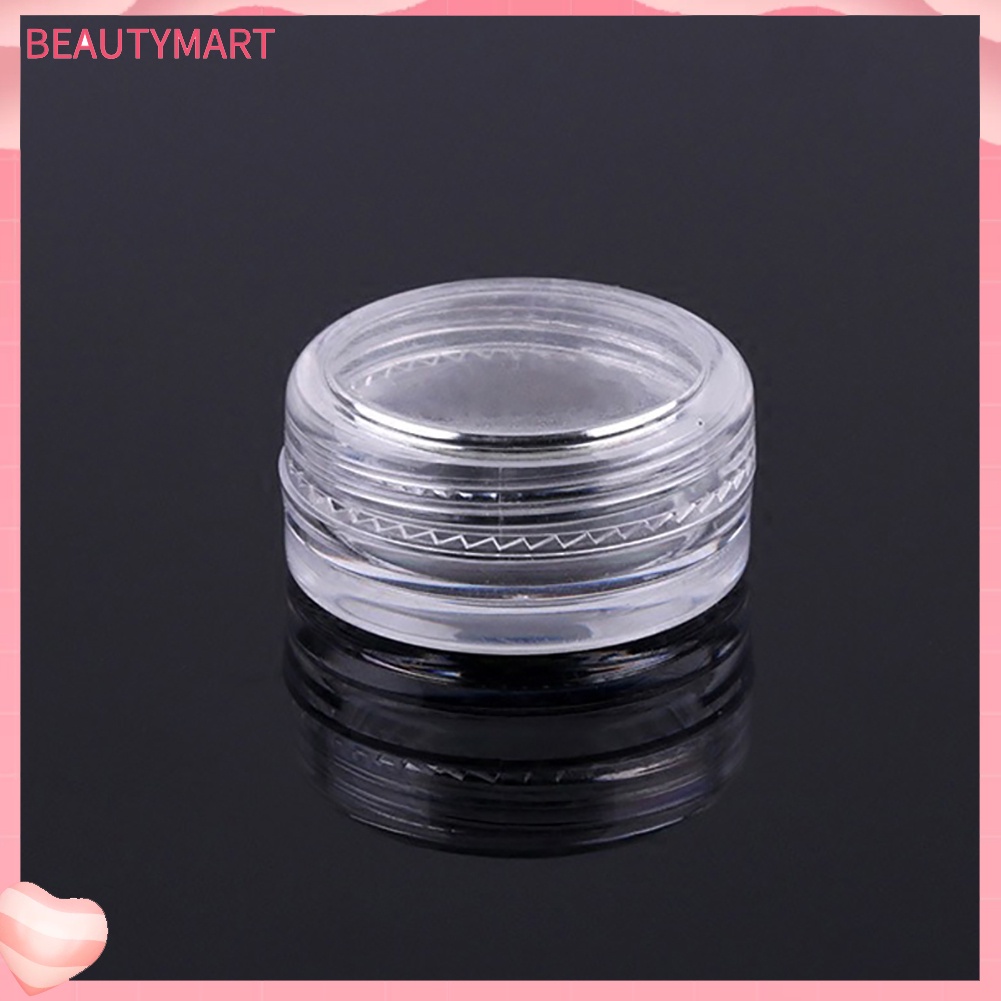 Set 5 Hộp Nhựa Rỗng Trong Suốt Đựng Bột Kim Tuyến Trang Trí Móng Tay Ốp