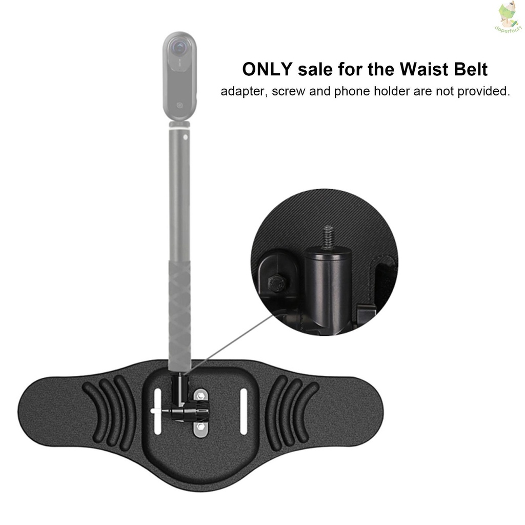 PULUZ Waist Belt Camera Mount S-trap Replacement for / Insta360 ONE X/ Theta V/Theta SC36/ Panorama Action Cameras Porta   Came-6.5