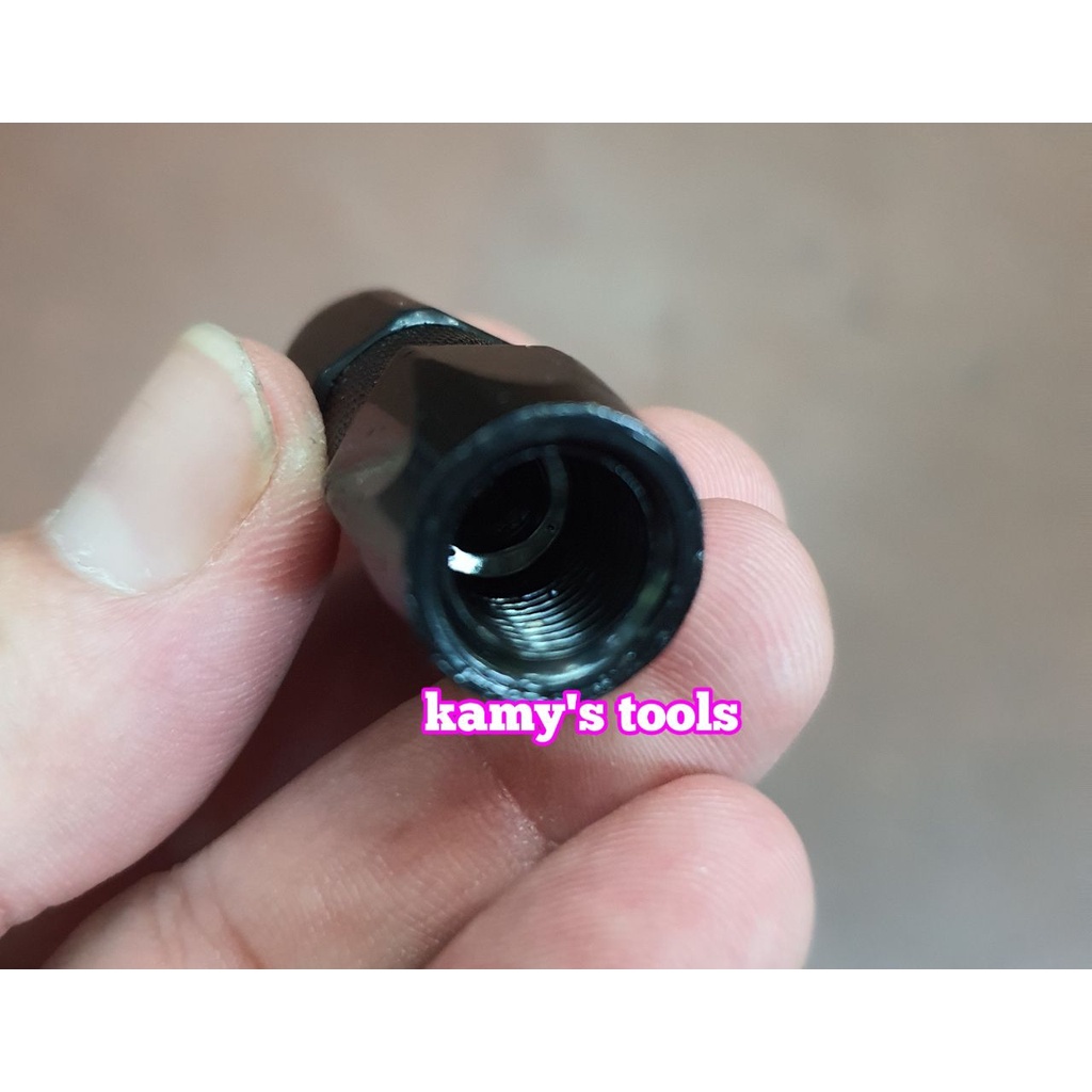 Đầu bơm mỡ đen bôi trơn áp suất cao 1/8 inch dài 45mm