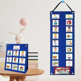 Visual Schedule for Home Day Night Autism Routine Chart Cards Visual Wall Planner Chore Chart for Daily Kids Toddler