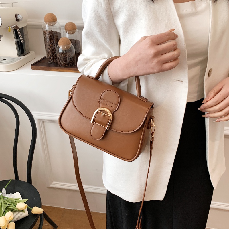 Túi Đeo Chéo Hình Vuông Nhỏ Màu macaron Thời Trang Cho Nữ