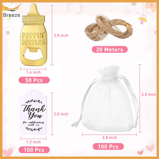 Set 24 Dây Đay 10m In Chữ Thank You Kèm Đồ Khui Chai Độc Đáo Trang Trí Tiệc Sinh Nhật Cho Bé