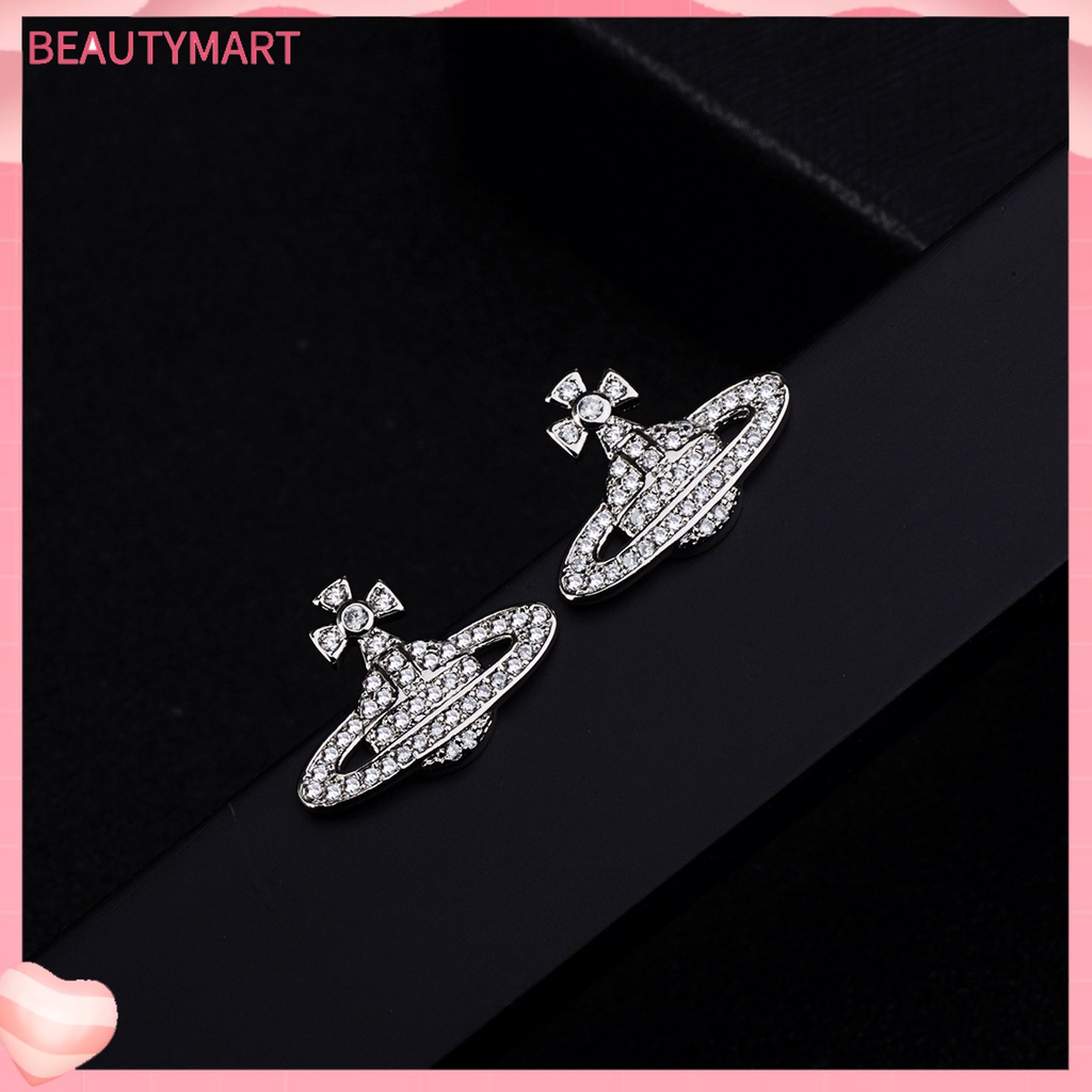 Set 2 Khuyên Tai Đính Đá Hình Hành Tinh Dễ Phối Đồ Thời Trang Dự Tiệc Cho Nữ