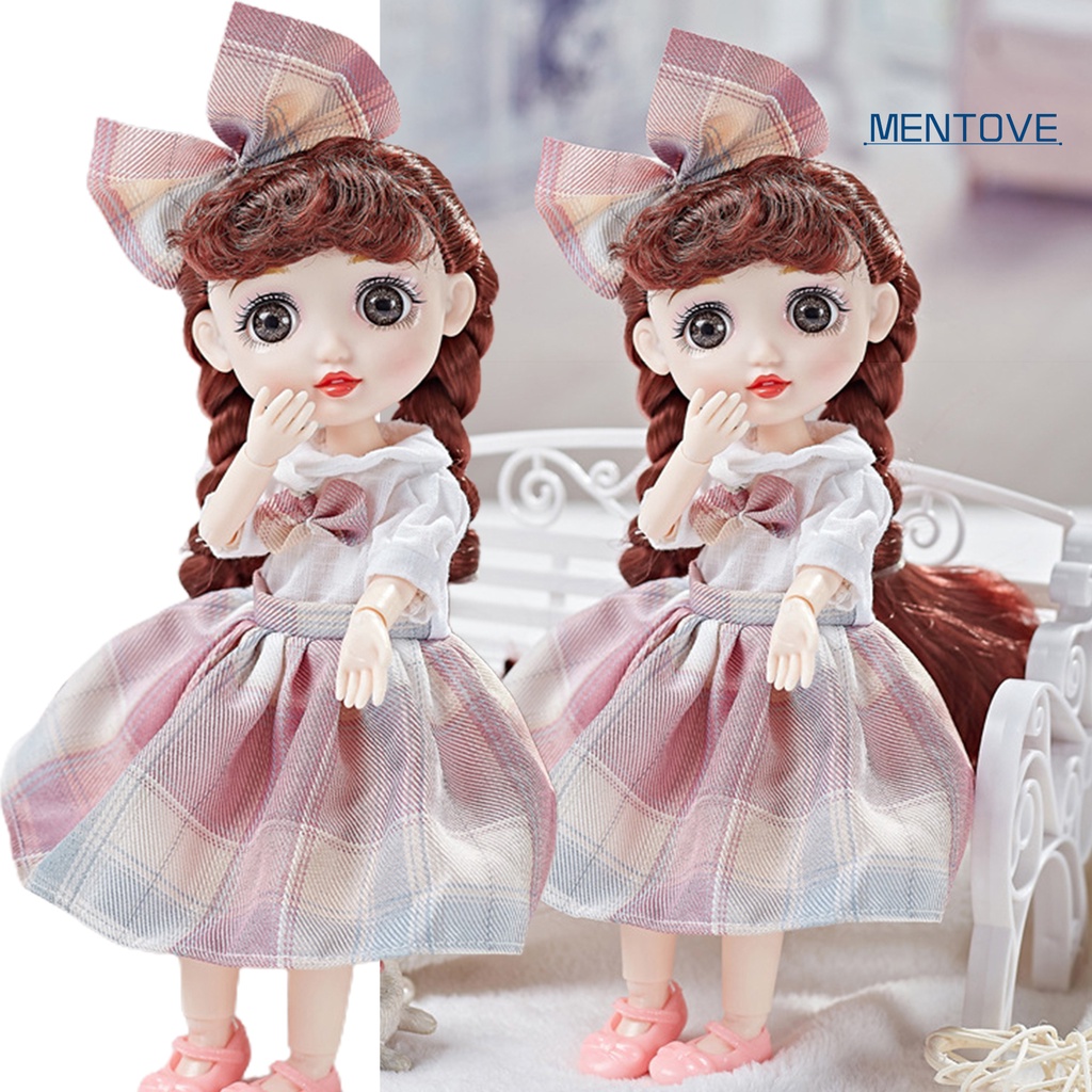 Búp Bê JK Mặc Đầm Nhám 24CM Biểu Tượng Cảm Xúc Đẹp Mắt