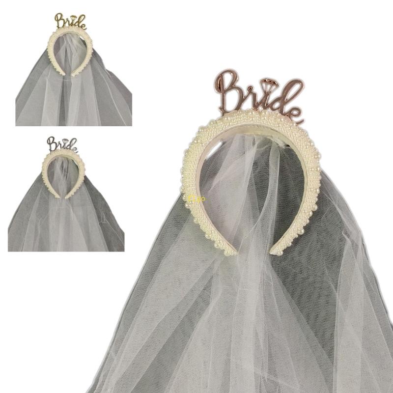 Flgo Băng Đô Có Mạng Che Mặt Cho Cô Dâu Trong Tiệc Cưới