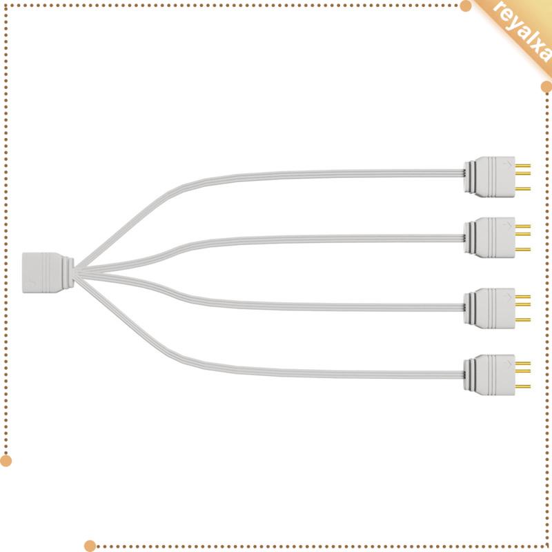 Cáp Chia Nguồn ARGB 5V 3Pin 1 Sang Ba / 4 Chuyên Dụng Cho Máy Tính Để Bàn