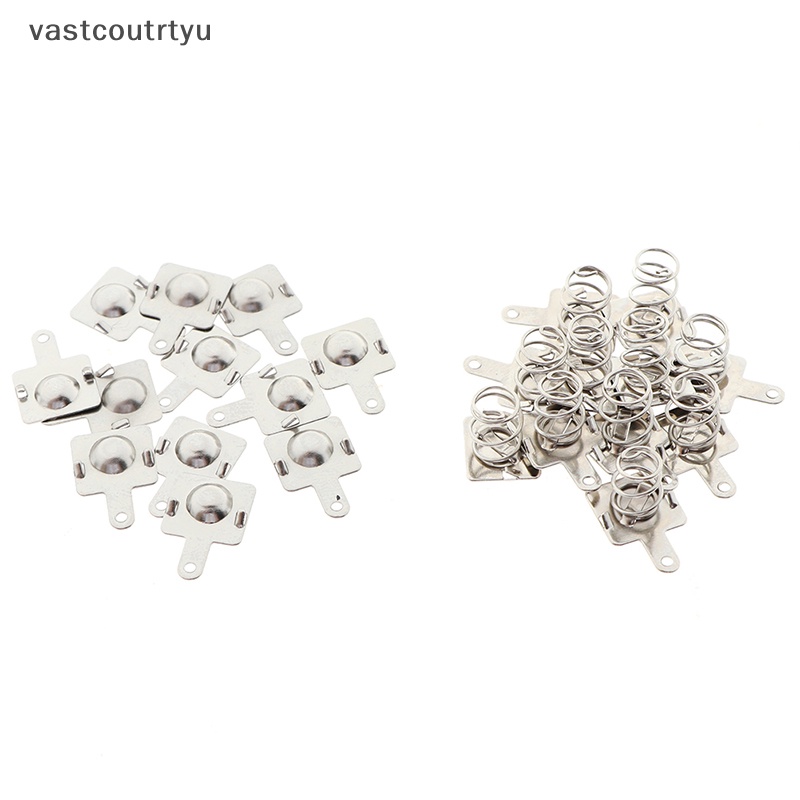 Bộ 10 Cặp Lò Xo Kim Loại Thay Thế Cho AA AAA