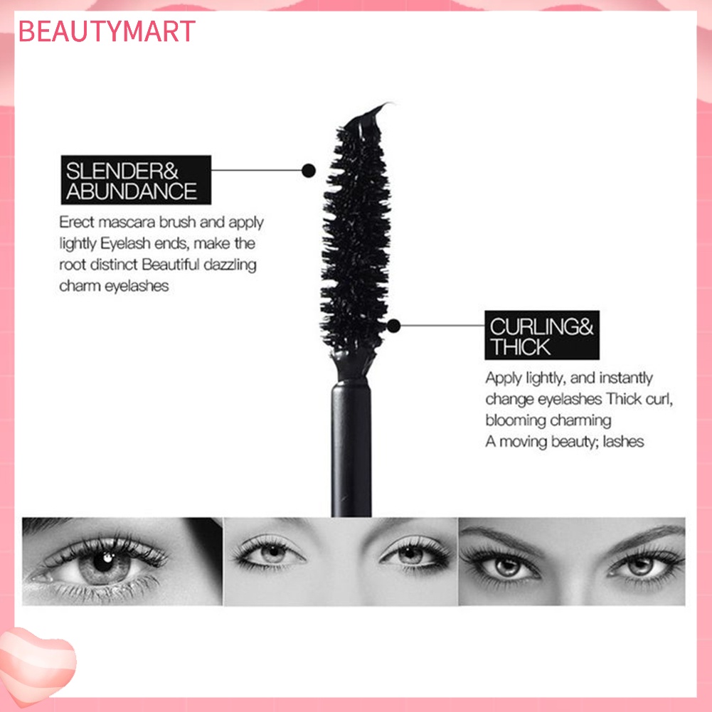Mascara beautymart 2 Trong 1 Chống Thấm Nước Không Nhòe Chuốt Dài Dày Và Cong Mi