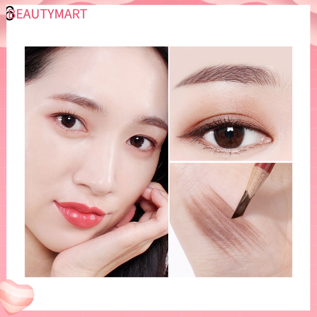 Bút Chì Kẻ Lông Mày beautymart Bằng Gỗ Tự Nhiên Không Nhòe Lâu Trôi Cho Nữ
