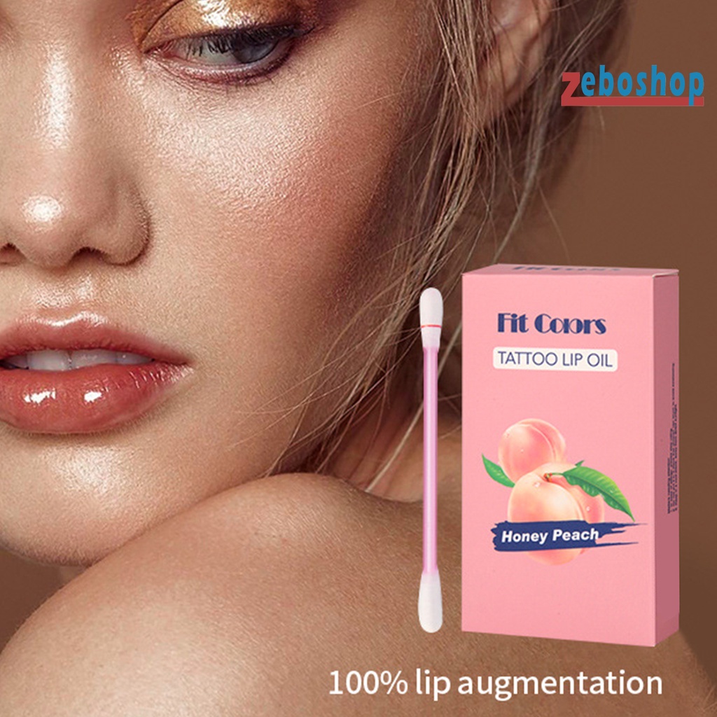 Zeboshop 1 Hộp Son Bóng Dạng Lỏng Kết Cấu Mịn Màng Không Dầu Làm Mờ Đường Viền Môi Nuôi Dưỡng Làm Đẹp Hiệu Ứng Gương Trang Điểm