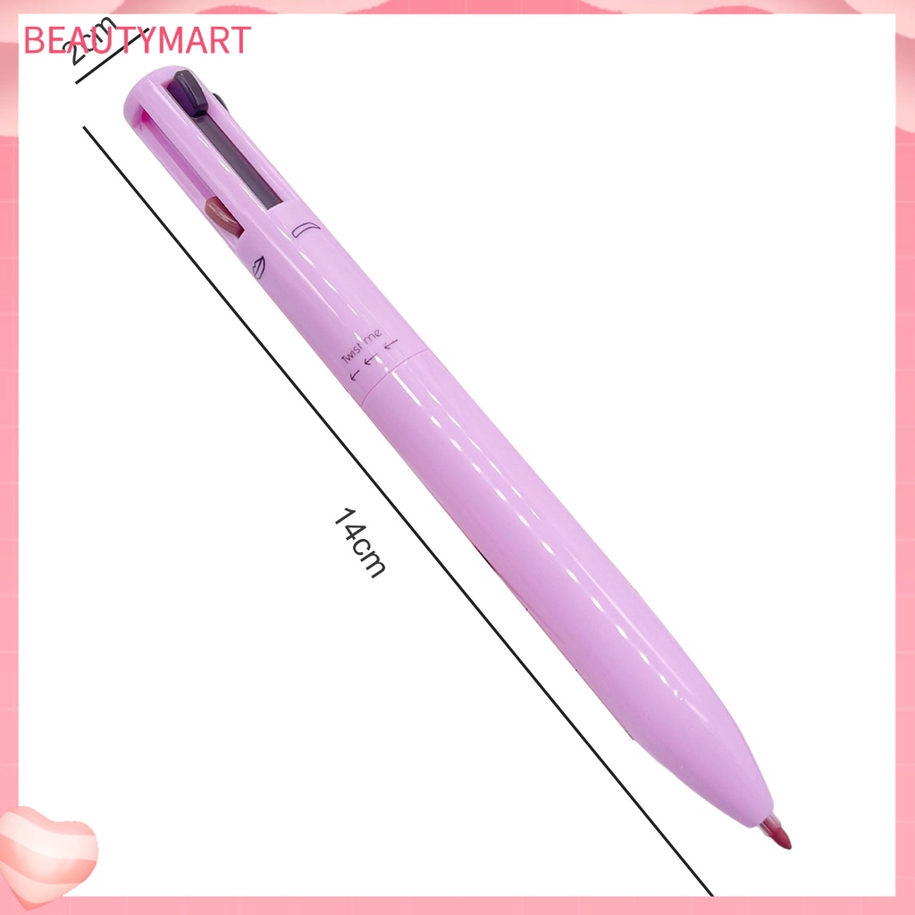 Bút Kẻ Mắt / Môi / Lông Mày 4 Trong 1 Kết Cấu Nhẹ Nhàng Không Gây Kích Ứng