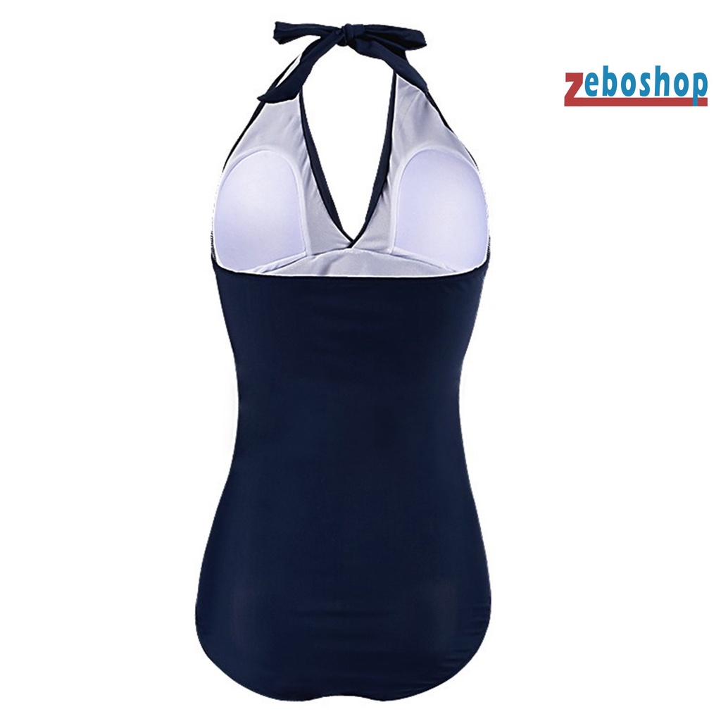 Bộ Đồ Bơi Cổ Chữ V Có Đệm Mút Mỏng Nhẹ Thoáng Khí Thời Trang Cho Mẹ Bầu