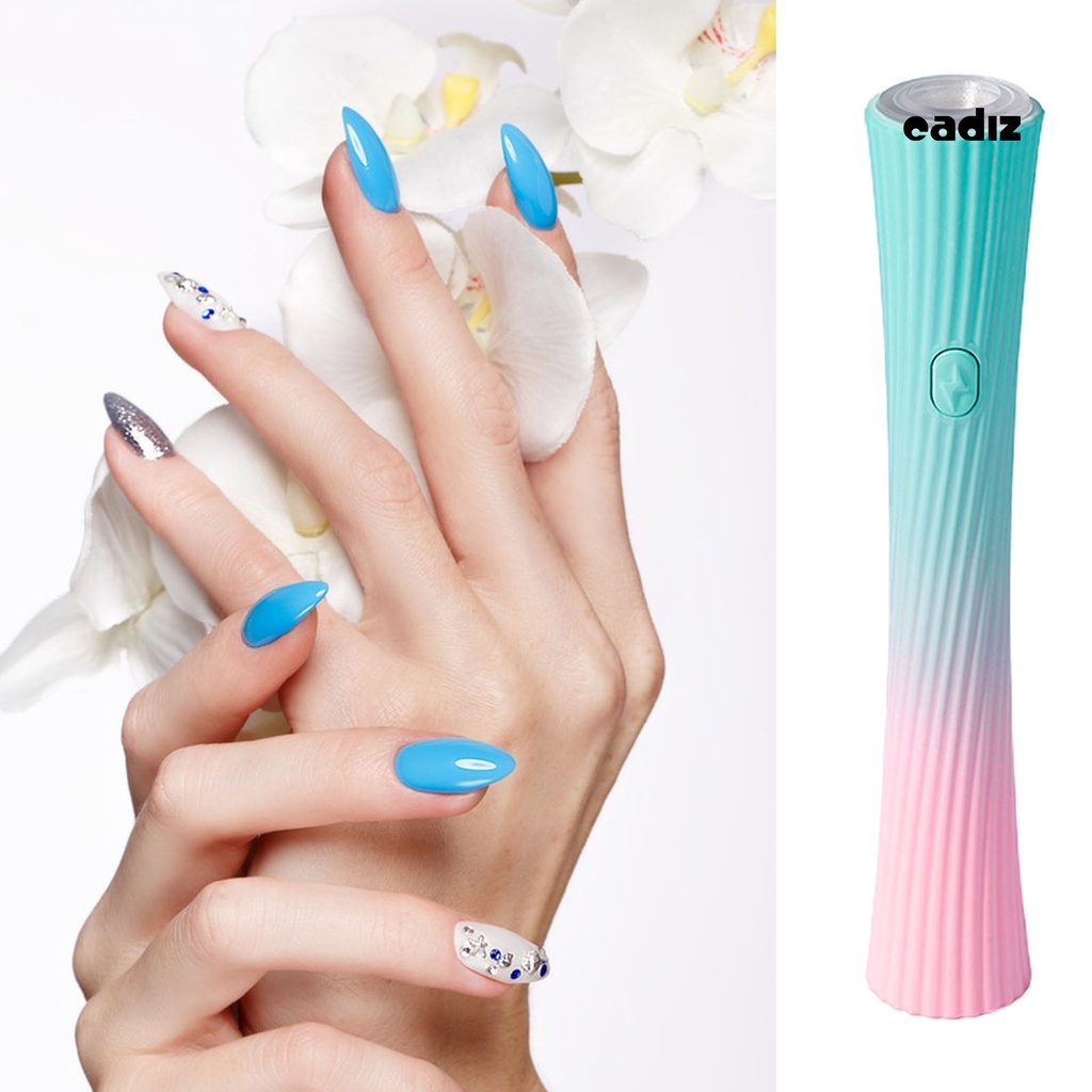 Đèn Hong Khô Sơn Móng Tay UV Mini Trong Suốt Nhanh Khô Kèm Sạc USB Tiện Dụng Cho Người Mới Bắt Đầu DIY
