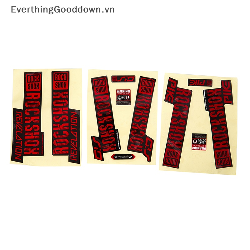 Miếng Đề Can Dán Phuộc Trước Xe Đạp Địa Hình Rock Shox SID Road MTB
