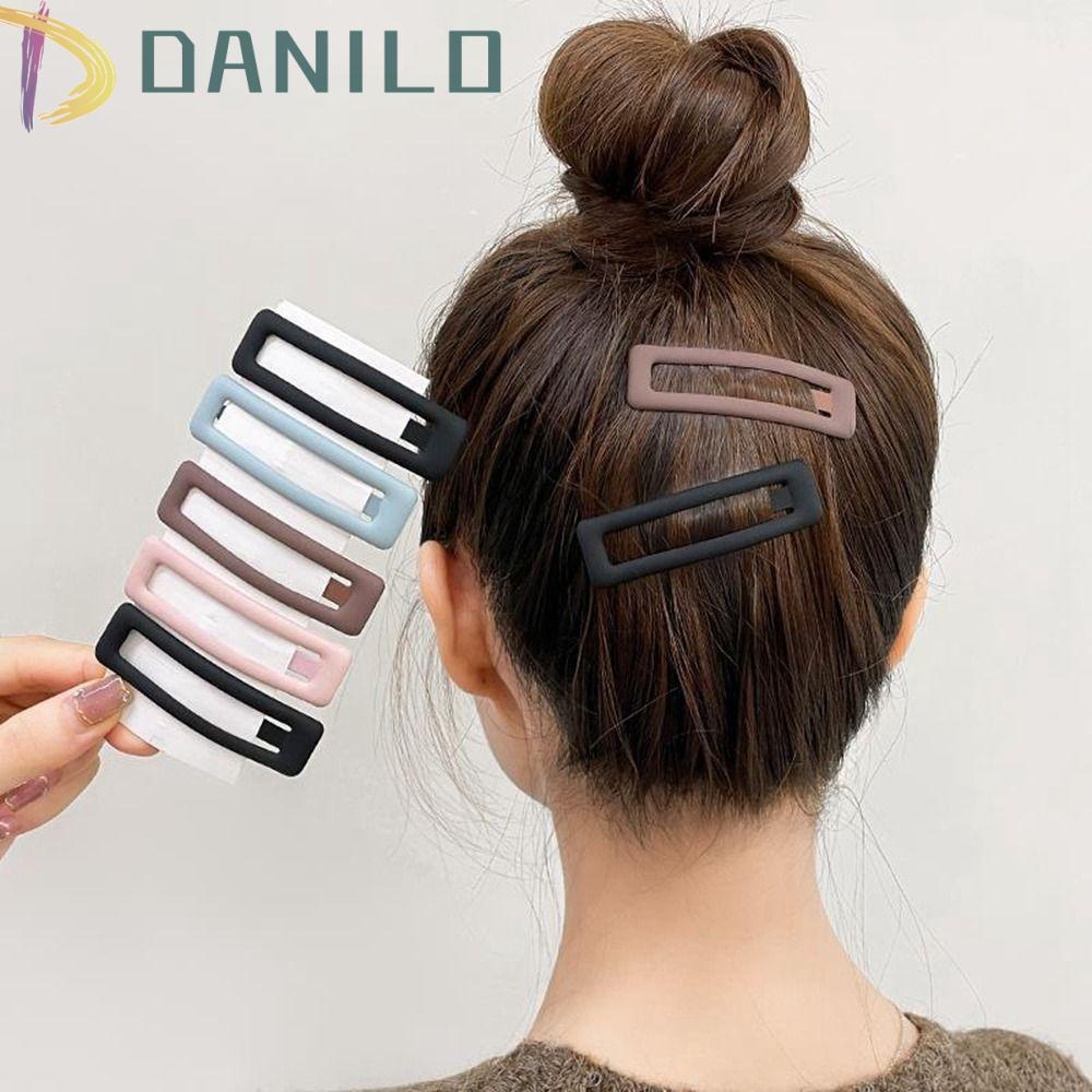 Kẹp Tóc y2k Hình Vuông Màu Sắc Ngọt Ngào Cho Nữ