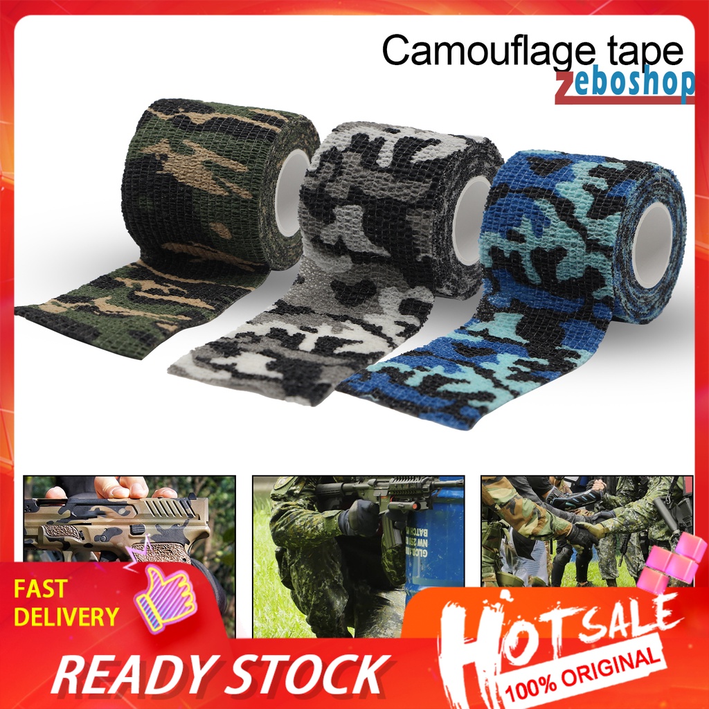 1 Cuộn Băng Keo Rằn Ri Tự Dính Chống Trầy Xước Tiện Dụng