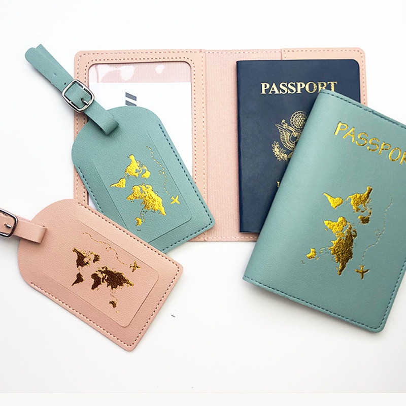 Thẻ Ghi Thông Tin Hành Lý Bằng Da PU Đa Năng Cho Nam / Nữ