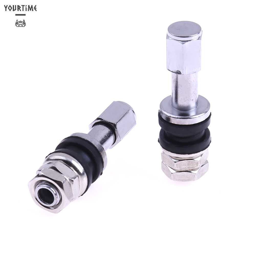 Set 4 Nắp Van Bánh Xe Hơi Bằng Thép Không Gỉ